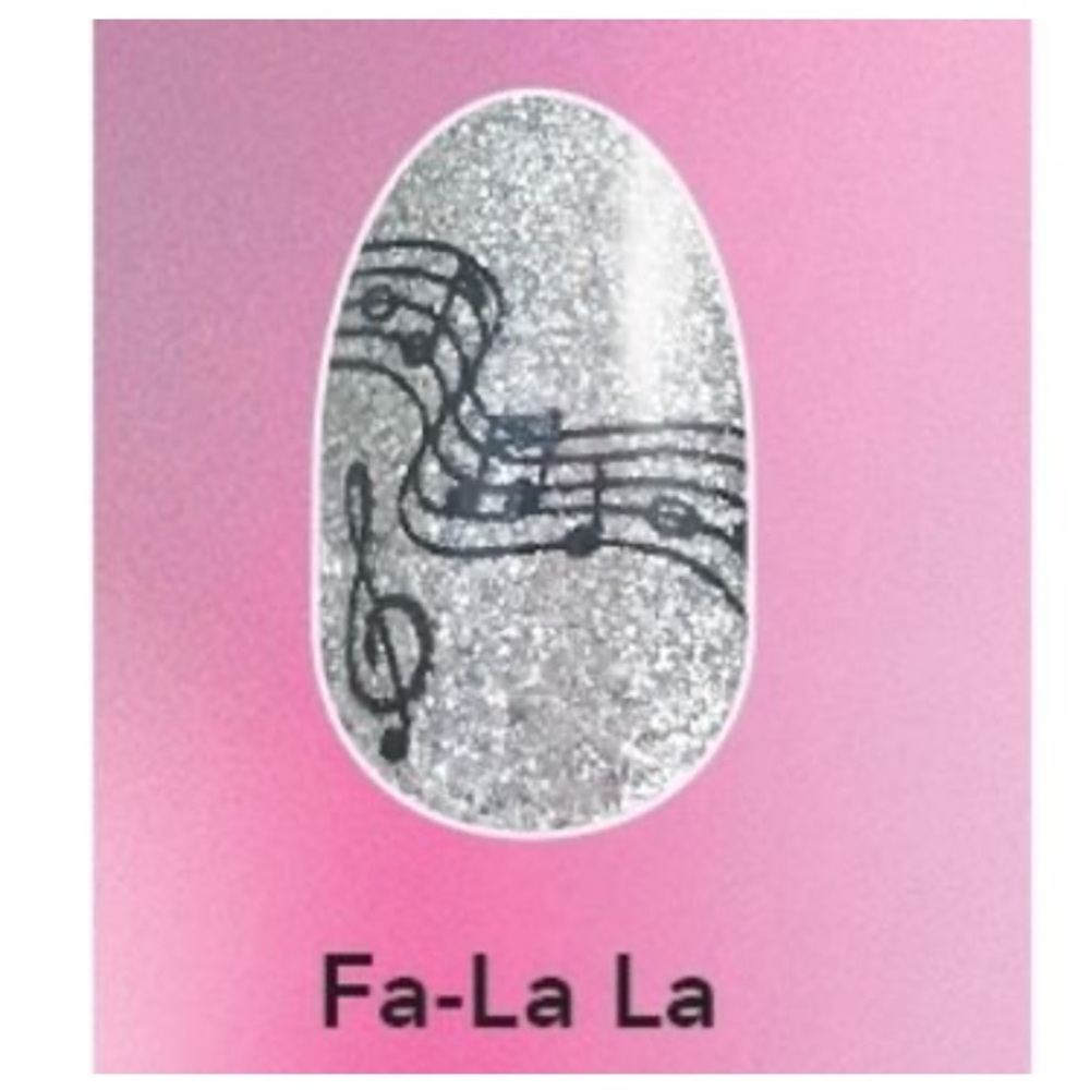 *Rare, HTF* Color Street: Fa-La La | Silver Music Metallic Glitter Sparkle - Picture 8 of 8